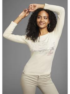 Рубашка с длинным рукавом Kangaroos, бежево-розовый