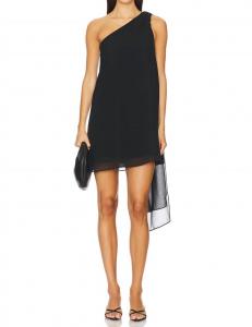 Платье Элсисы в черном цвете Amanda Uprichard