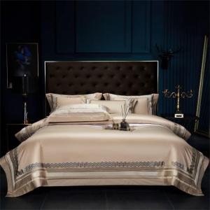 Generic Комплект постельного белья вышитый 140S египетский длинноволокнистый хлопок