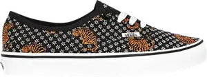 Кеды Vans Authentic Tiger Floral, черный