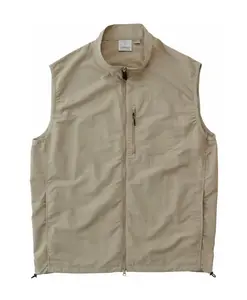 Нейлоновый жилет бежевого цвета Gramicci, коричневый