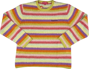 Свитер Supreme Striped Mohair Sweater 'Multi', разноцветный