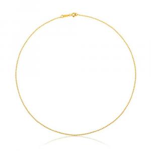 Колье Tous 1,2 mm Balls Measuring 45 cm Chain, золото