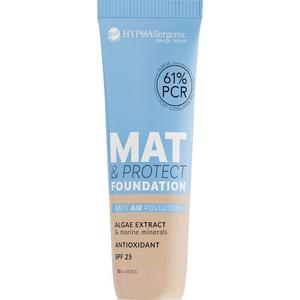 Тональная основа Mat & Protect SPF 25 03 Миндаль HYPOAllergenic, 30 g