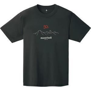 Футболка Unisex быстросохнущая MONTBELL, темно-серый