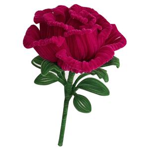 Рукодельный материал искусственный мех палочки для скручивания DIY handmade букет кукла Dolls and bears dance, розовый