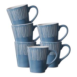 Набор из 6 кружек с ручкой Banda Blue, 315 мл Ritzenhoff Breker, синий