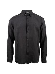 Roberto Geissini Рубашка в стиле льна, черная