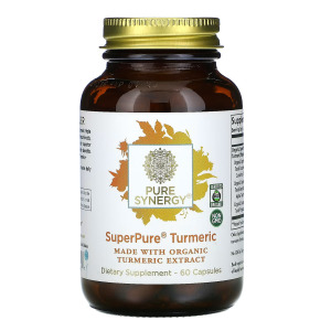 Pure Synergy, SuperPure, куркума, 60 капсул