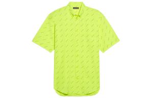 Рубашка мужская флуоресцентно-желтая Balenciaga, желтый