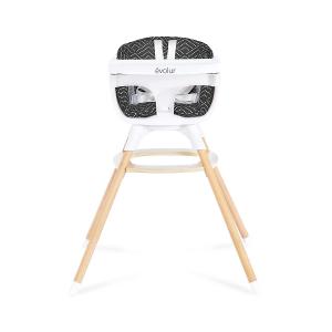 Детский стульчик для кормления 4 в 1 Evolur Ann, черный