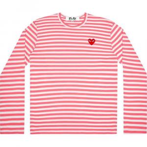 Кофта Comme des Garçons PLAY Pastelle Striped 'Pink', розовый