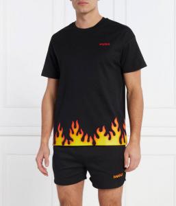 Комплект пижамы Hugo Bodywear Flames Regular Fit, черный