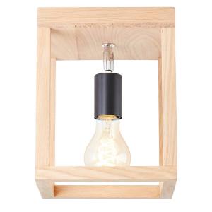 Потолочный светильник Brilliant Nerea, частично цельный дуб - количество пламен: 1