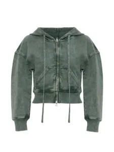 Толстовка на молнии KNWLS, зеленый