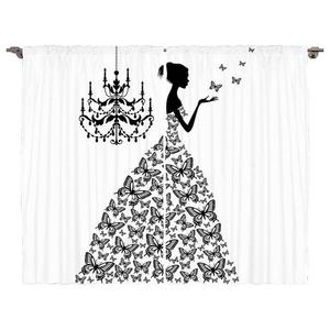 Штора twentyfour Mode (2 шт), 260 см, серый/белый