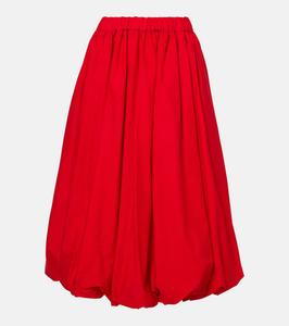 Собранная хлопковая миди-юбка Noir Kei Ninomiya