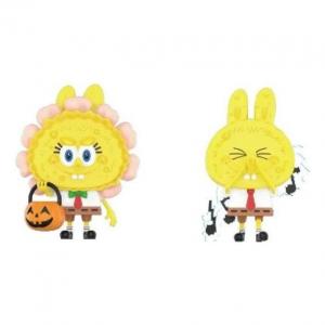 Лабубу Pop Mart x Spongebob The Monsters Labubu 'Jack O Lantern and Snot'