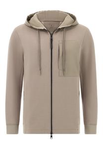 Толстовка с капюшоном на молнии Boggi Milano, Greige