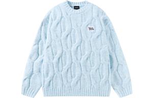 Свитер унисекс WORKSOUT, Мятный синий