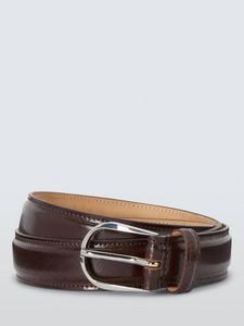 Кожаный ремень с подковой John Lewis, Dark Brown