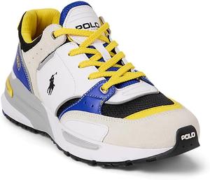 Кроссовки POLO RALPH LAUREN Trackster 200, White/Black/Royal/Yellow