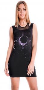 Платье средней длины Outer Vision Matilda Woman's Dress, черный