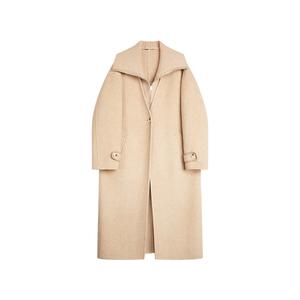 Пальто женское с лацканами, умеренно прямое ELLE, хаки