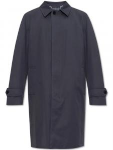 Хлопковый тренчкот Burberry, синий