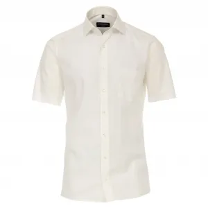 Деловая рубашка CASAMODA "Деловая рубашка CASAMODA с коротким рукавом однотонная", белый