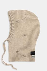 Шерстяная балаклава Mm6 Maison Margiela, бежевый