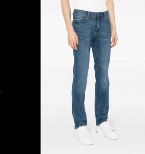 DL1961 Мужские джинсы Nick Blue Denim Slim Fit Stretch Cotton Seaside, синий