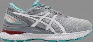 Кроссовки wmns gel nimbus 22 wide 'sheet rock' Asics, серый
