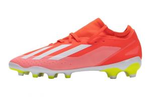 Футбольные бутсы детские X CRAZYFAST GS Low-top Team Orange/Cloud White/Team Light Blue Adidas, оранжевый/белый/голубой