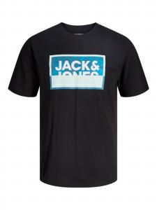 JACK & JONES Футболка в черном цвете