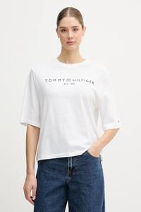 Хлопковая футболка Tommy Hilfiger, белый