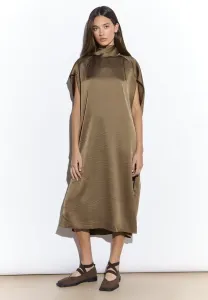 Платье-Миди с воротником-шарфом Glamorous, Khaki