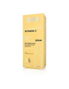ВИТАМИН С Осветляющая сыворотка для лица, шеи и декольте на день и ночь 30мл Delia Cosmetics