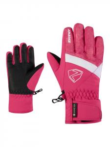 Ziener Перчатки Leif-Z GTX Glove Junior розового цвета