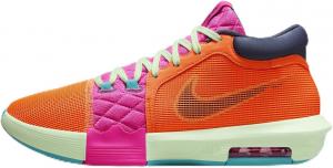 Nike Lebron Witness VIII, мужские баскетбольные кроссовки, 0, Total Orange/Laser Fuchsia/Vapor Green/Thunder Blue
