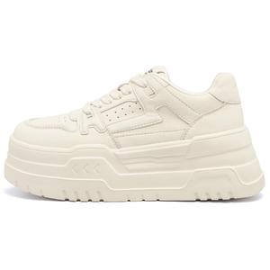 Низкие женские кроссовки, увеличивающие рост AGSDON, Ecru