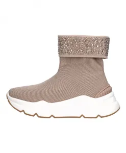 Бежевые кроссовки Emanuelle Vee, бежевый