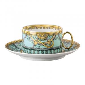 Rosenthal Versace La Scala del Palazzo - Чайная чашка Verde 0,20 л, 2 предм Rosenthal meets Versace, красочный