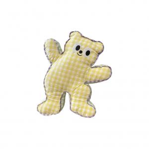 Плюшевая игрушка Dopamine Plaid Bear высотой 45 см BEIKEMIXUE, желтый