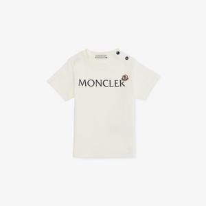 Футболка Moncler с принтом, белый