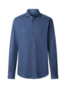 Рубашка Slim Fit на пуговицах Hackett London, Blue denim