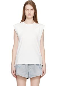 Mm6 Maison Margiela Майка цвета слоновой кости