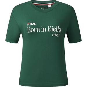 Футболка женская tennis ss25 FILA, зеленый