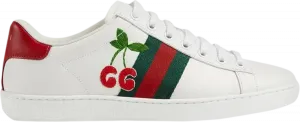 Кроссовки Gucci Wmns Ace GG Cherry, белый