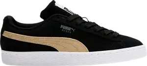 Кроссовки Puma Wmns Suede Classic T7 Black Light Sand, черный
